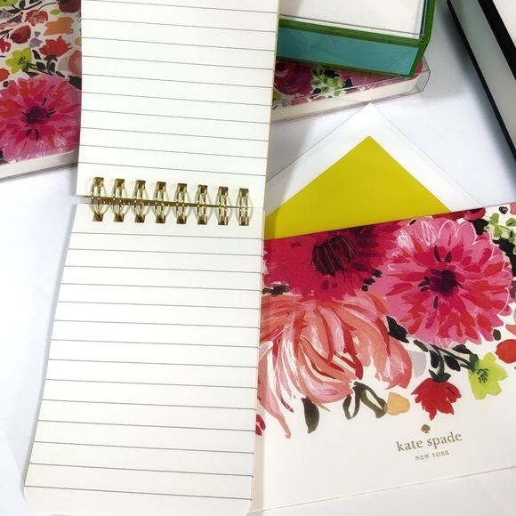 kate spade Other - Kate Spade Dahlia Notepads Note Card Set